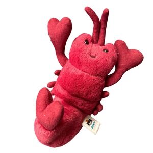 Jellycat Larry Lobster Red Heart Claw Plush Stuffed Animal Sea Creature Toy